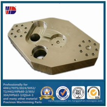 Piezas de aluminio de la precisión del metal de la máquina 5052 del CNC de la alta precisión